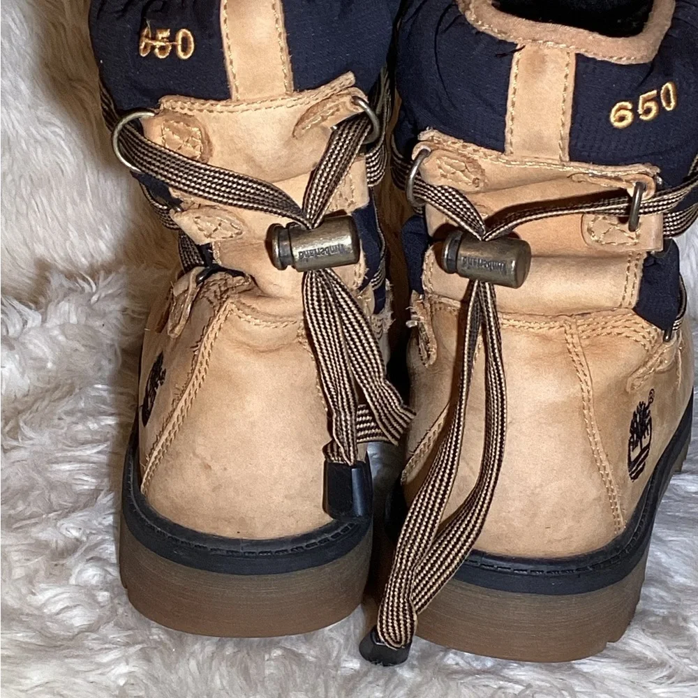 Timberland 650 boys lined winter boots size 3.5